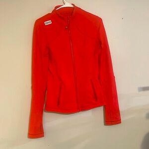 SMALL, women’s red LuLuLemon athletic jacket.